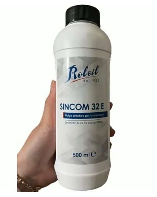 Ảnh Chai dầu máy nén khí tổng hợp Roloil Sincom 32 E