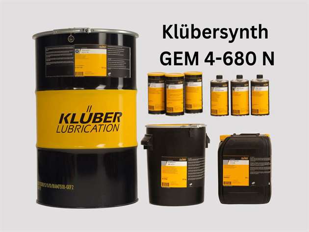 Ảnh Klubersynth GEM 4-680 N: Dầu bôi trơn hiệu suất cao cho bánh răng